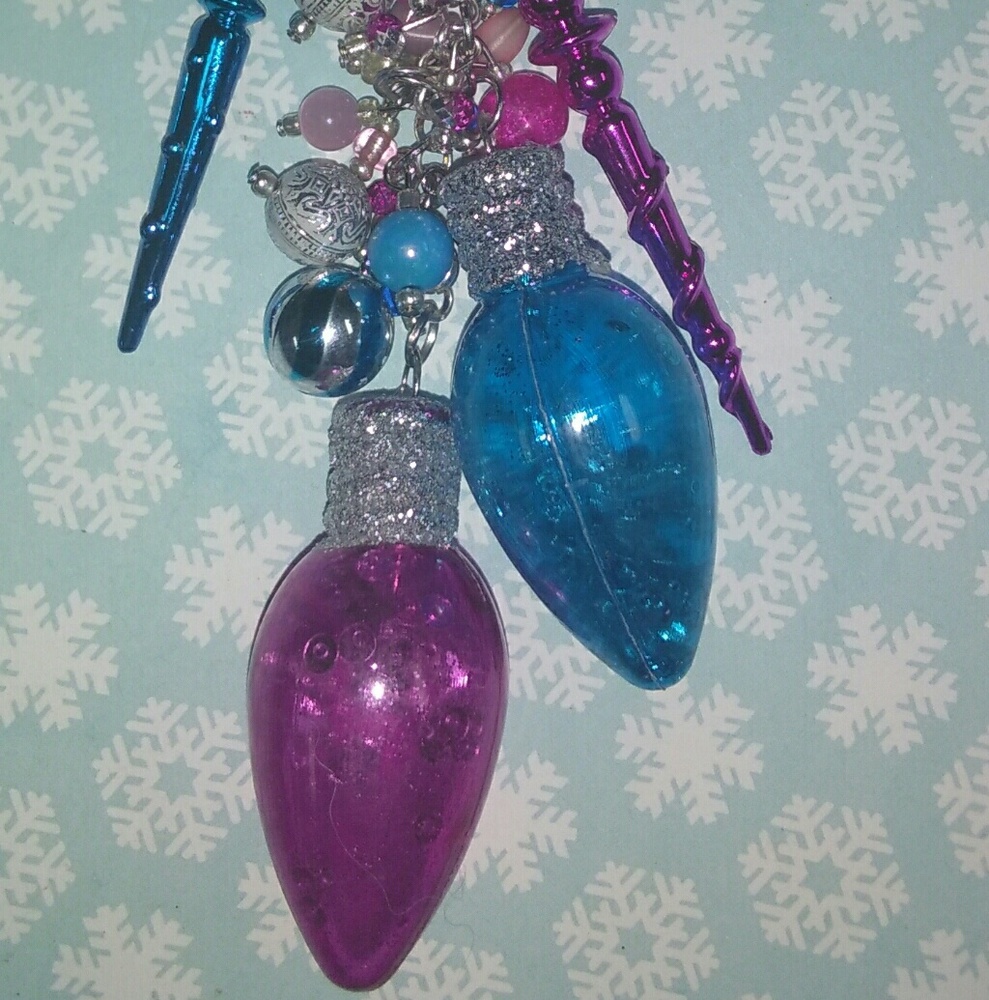 Handmade Christmas Deck the Halls handbag Charm
